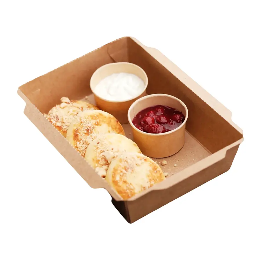 Сирники з вишневим соусом