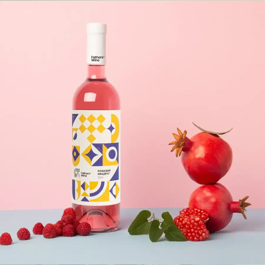 Вино РОЖЕВИЙ КВАДРАТ 2025 | Fathers Wine 750 мл